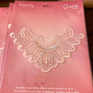 7 Elegance Lace Accents excellent accents for weddings, holidays and crafts